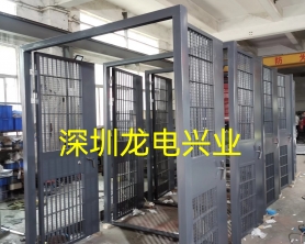 安徽某部庫房12套通風門生產(chǎn)制作完成，雙開做法，符合GJB2805B-2021軍械倉庫防盜技術要求