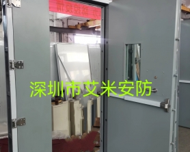 佛山某實驗室抗爆門，帶逃生推桿鎖，檢驗依據(jù)：GA/T 1707-2020防爆安全門