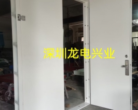 河南某易制爆?；穫}庫用防盜安全門制作完成：GB17565-2022標準  級別為4級，3米*3米雙開，達到雙人雙鎖管理