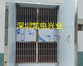 四川某部庫房304不銹鋼槍彈庫門安裝驗收完畢！ 內帶通風門 一框兩門做法  符合GB17565-2022中的4級防盜門標準