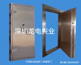 某出入境邊防檢查槍彈室防爆門  A級金庫門  5級防盜門安裝驗收通過！配置機械密碼鎖一把，C級機械鎖二把